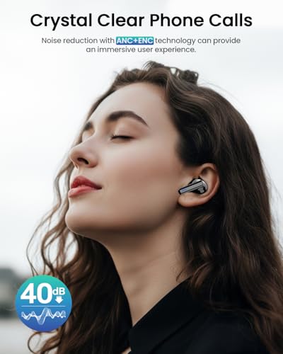 ZIUTY Wireless Earbuds T21 Bluetooth 5.3 Touch Control IPX7 Earbuds