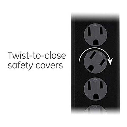 GE 6 Outlet Surge Protector 800 Joules 15 Amps 120 Volts Type B Model 47224