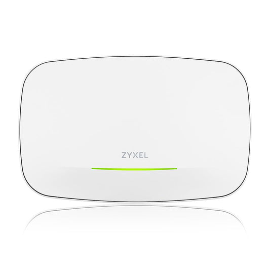 Zyxel White WiFi 7 Access Point NWA130BE Tri-Band 2500 Gbps Ethernet 802.11be 802.11ax 802.11ac