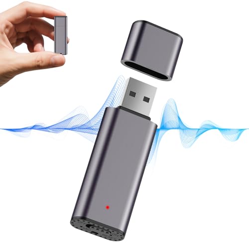 VEVARUN 64GB Digital Voice Recorder Model 0626UL103A USB 750 Hours Recording Noise Cancellation