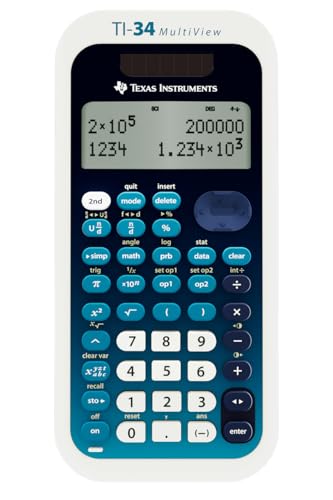 Texas Instruments 6.64" x 3.3" TI-34 LCD Engineering/Scientific Calculator