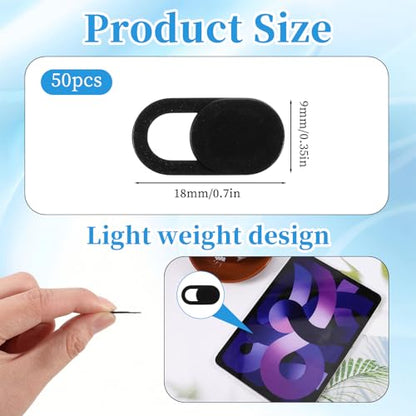 QfwdfcTrenz Flat Webcam Cover 693149 0.02" x 0.02" Universal Privacy Cover