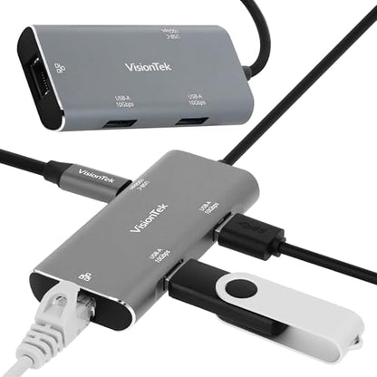 VisionTek USB-C Hub 3 Ports Laptop Adapter Model 901538