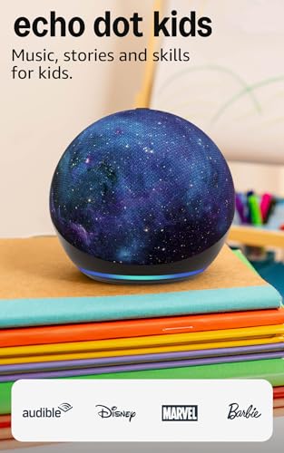 Amazon Echo Dot Kids 4th Generation Smart Speaker - Designed for Children - Voice-Controlled - Wi-Fi - Built-in Speaker