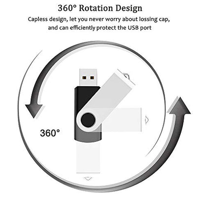 Maspen 2 Pack 64GB USB Flash Drive USB 2.0 Thumb Drives - Model 645635038662