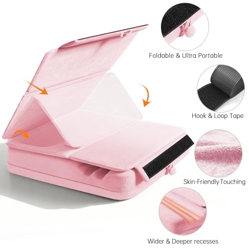 TpeeTeek Tablet Pillow Stand 4-13 Inches Compatible Devices Foldable Storage