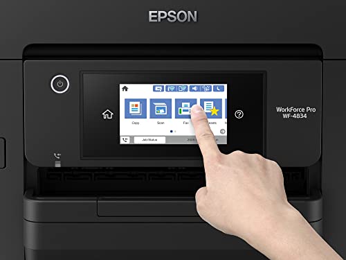 Epson WorkForce Pro 4834 All-in-One Multifunction Printer, 4800 x 2400, 25 ppm, Inkjet