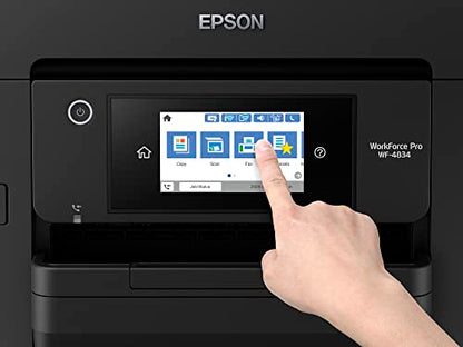 Epson WorkForce Pro 4834 All-in-One Multifunction Printer, 4800 x 2400, 25 ppm, Inkjet