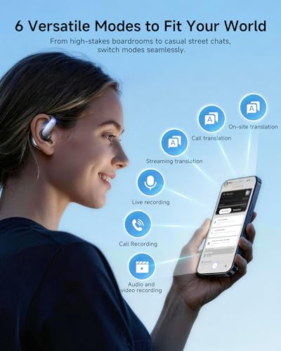 SONQI In-Ear Bluetooth Translating Earbuds Model: B0GWD18F8J