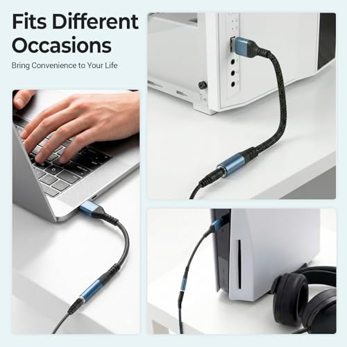 AUXNIU USB to 3.5mm Audio Adapter Model Number USBA3.5
