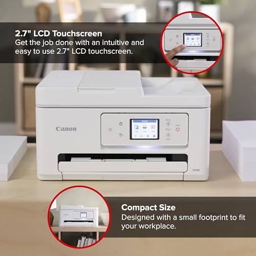 Canon PIXMA TR7820 8.5 x 11 inch Inkjet Printer 1200 x 1200 dpi Color