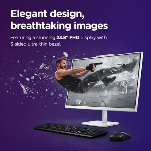 Lenovo 23.8" FHD A27002T Intel N100 1920x1080 All-in-One Computer
