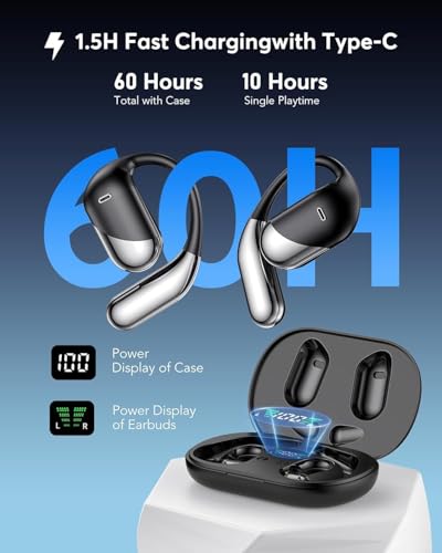 Paekole 2 x AI Translation Earbuds YYK-Q16-1 Wireless Charging Case Black