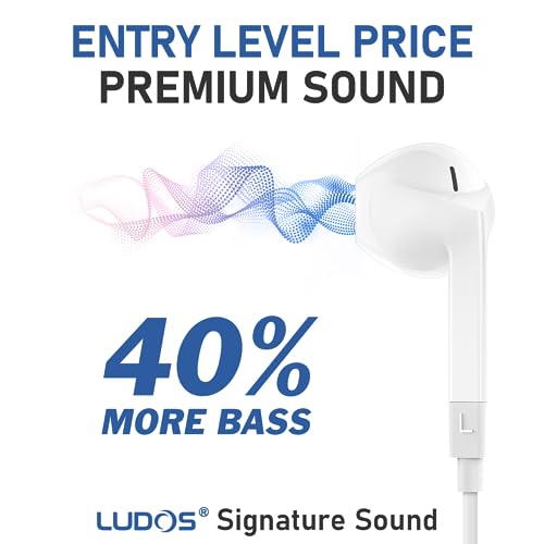 LUDOS FEROX 3.5mm Wired Earbuds In-Ear Headphones