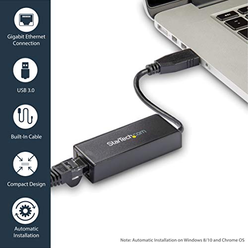 StarTech USB 3.0 to Gigabit Ethernet NIC Adapter USB31000S 1 Gigabit Ethernet Adapter