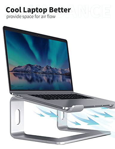 SOUNDANCE LS1 Laptop Stand, Aluminum Ergonomic Computer Riser for 10-15.6 Inch Laptops