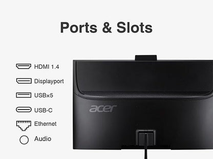 Acer Aspire C27 All-in-One Desktop 27" 1920x1080 IPS Display Ryzen 7 5825U 8GB DDR4 512GB PCIe SSD