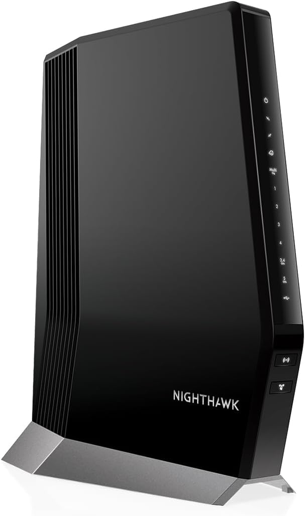 NETGEAR CAX80 AX6000 WiFi Cable Modem Router Combo, 6Gbps, 32x8 DOCSIS 3.1, 5 Ports