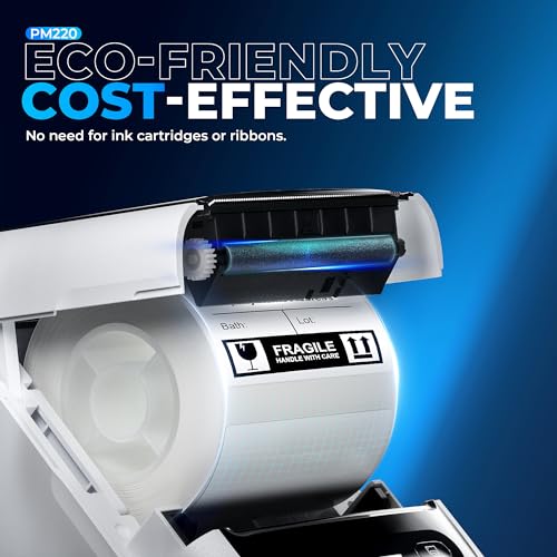 Nelko PM220 203dpi Portable Monochrome Thermal Label Printer