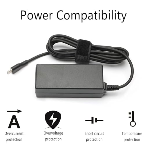 Yodzgaco 65W DZ65200325 USB Type C Laptop Power Adapter