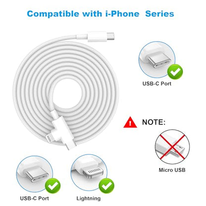 HALIHALL 30W USB Type C Charger for iPhone 17/16/15/14/13/12, 30W, White, Model XHD-PD30W