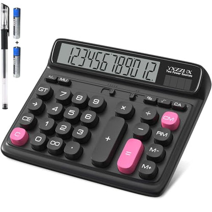 yxzzhx 5 Inch Black DS-200ML LCD Business&Financial Desk Calculator