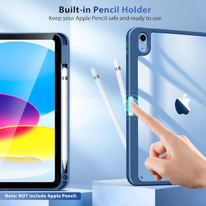 TiMOVO 10.9 Inch Protective Case for iPad (A16) 2025, 10th Generation 2022 - Abyss Blue