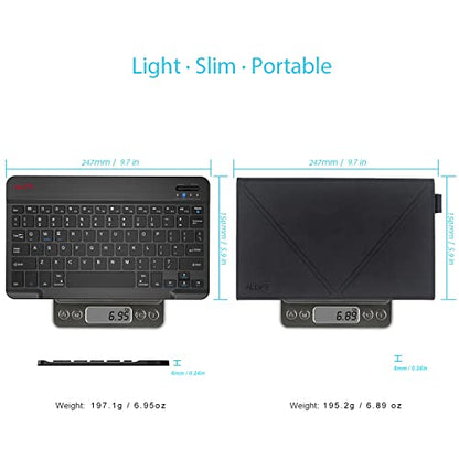 ALLIFE Compact Wireless Bluetooth Keyboard HB030HC030-A - QWERTY - Black