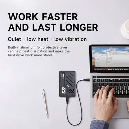 Tianken 320GB Portable External Hard Drive USB 3.1 SATA 2.5"