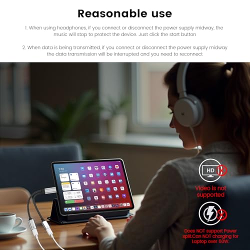 MOGOOD USB Type C 2-in-1 Splitter Cable RIV001