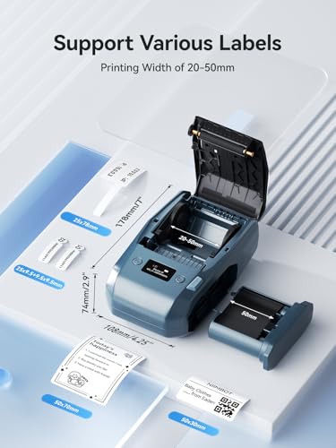 NIIMBOT M2 0.76kg Bluetooth Thermal Printer 300dpi Monochrome Label Maker