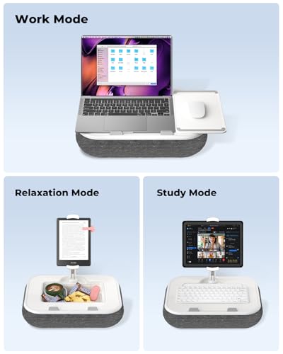 Viozon B6 Multifunctional Adjustable Pillow Stand with Storage for Devices up to 15"
