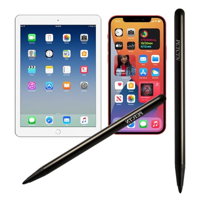 Baolaili 2pcs Black Stylus Pens for Capacitive Touchscreens