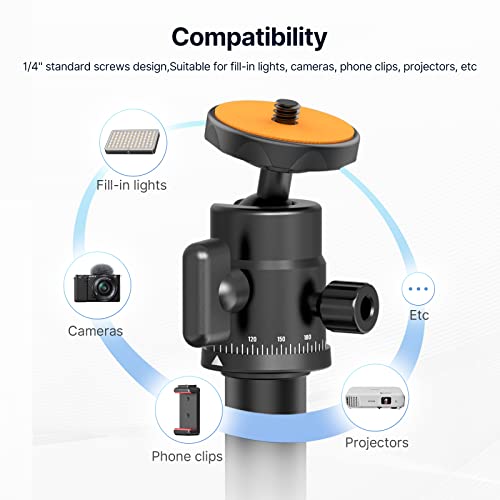 jusmo Adjustable Aluminum Projector and Camera Stand with Heavy Base for Multimedia Applications