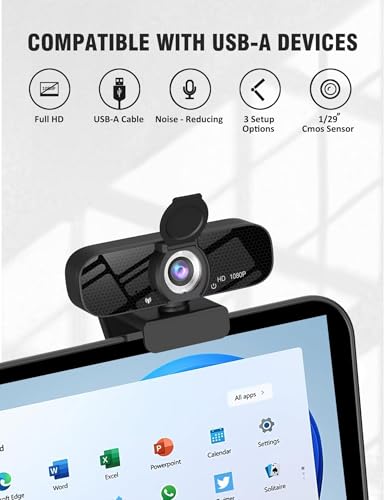Tewiky TW-05 1080p Webcam Compact USB