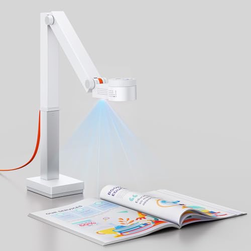CZUR 12MP Document Camera Model FC1005 1080p Continuous Shooting Speed 60 FPS White