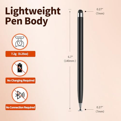 YITIAOXIAOYU 10 Pack Stylus Pen Universal Compatibility for Touch Screen Devices