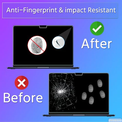 MUBUY-GOL 13.6 Inch MacBook Air Screen Protector (Models A3449/A3240/A3113/A2681) 9H Hardness