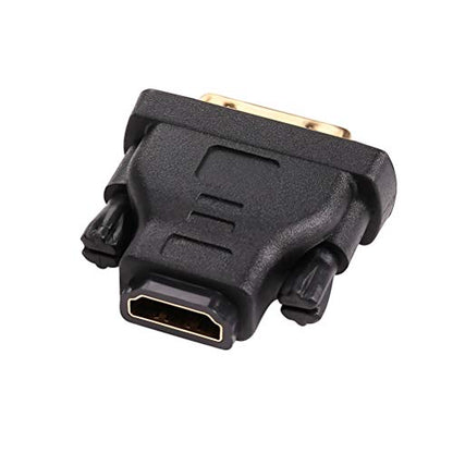 DTECH 5 x 5 x 0.5 inches CB0228 DVI to HDMI Adapter 4K 30Hz Matte Black