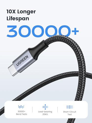 UGREEN 3.3FT USB Type C Cable 100W Fast Charge Male-to-Male Compatible with USB C Devices