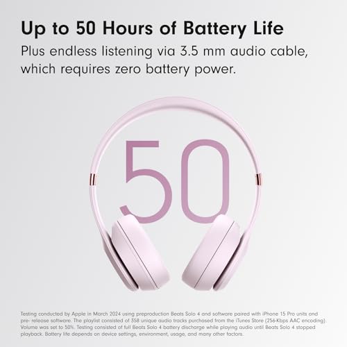 Beats Solo 4 796575239425 Wireless Bluetooth On-Ear Headphones 50 Hours Lifetime 32 Ohms