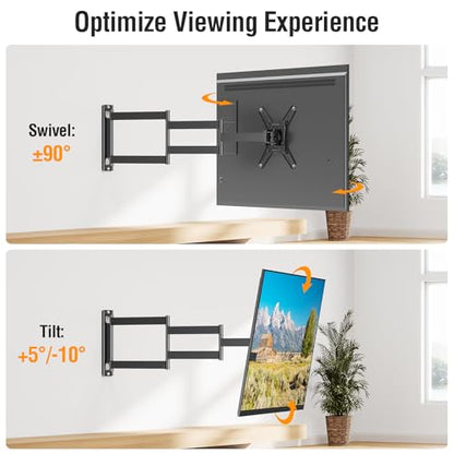 ELIVED 14-42 Inch TV Wall Mount EL-MT-WM-42 Metal Black