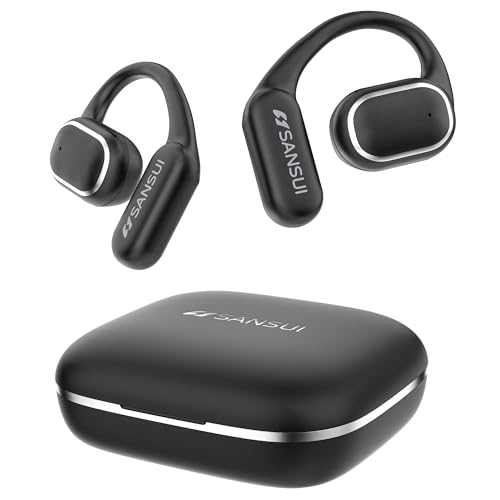 SANSUI W12 6-in-1 Bluetooth 6.0 Translation Earbuds Wireless with Active Noise Cancellation
