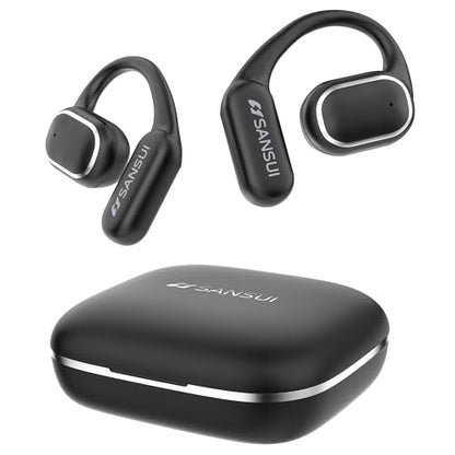 SANSUI W12 6-in-1 Bluetooth 6.0 Translation Earbuds Wireless with Active Noise Cancellation