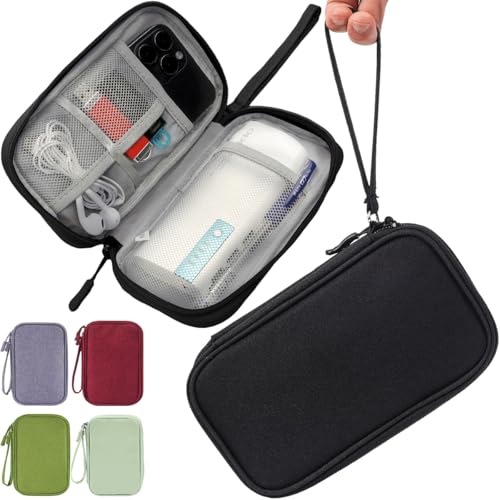 CAAORDKSO 7.48 x 4.5 x 1.1 inches SU008 Waterproof Canvas Electronic Organizer Case
