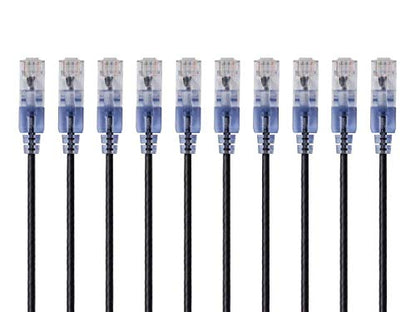 Monoprice 1 Feet Cat 6a Ethernet Cable Male-to-Male 10Gbps 550MHz
