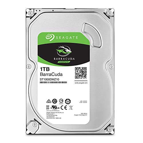 Seagate 1TB ST1000DM010 SATA Internal Hard Disk 7200RPM 64MB Cache 3.5 Inch HDD