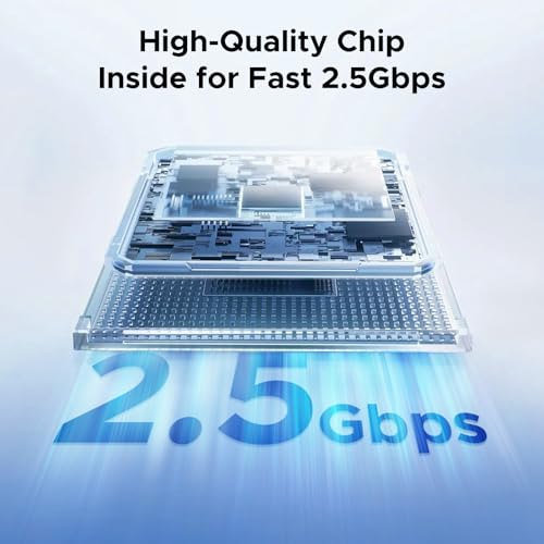 UGREEN 5-Port 2.5Gb Ethernet Switch, Model CM953, Unmanaged Network Hub