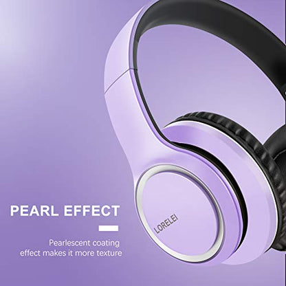 LORELEI X8 Over-Ear Wired Headphones 40mm Dynamic Driver, 20 Hz to 20 kHz Frequency Range, Dark Purple