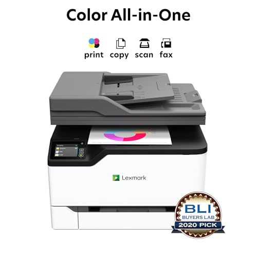 Lexmark CX431adw Color Laser Printer, 1200 x 1200 dpi, Multifunction, Network-Ready
